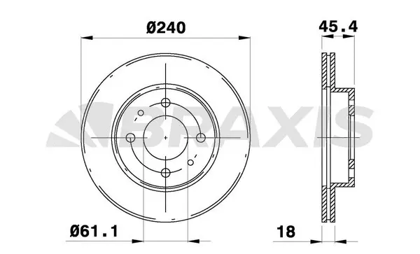 Brake Disc (AE0451)