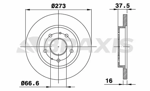 Brake Disc (AE0303)