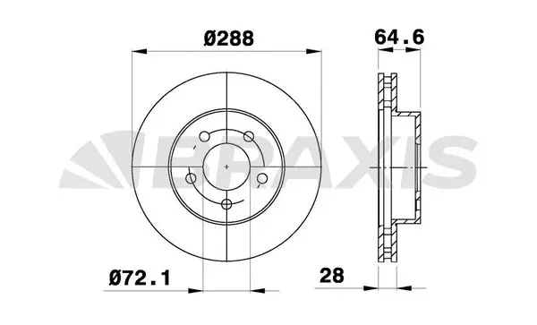 Brake Disc (AE0381)