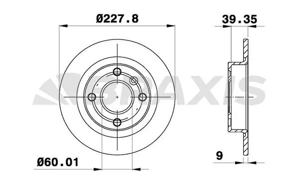 Brake Disc (AE0633)