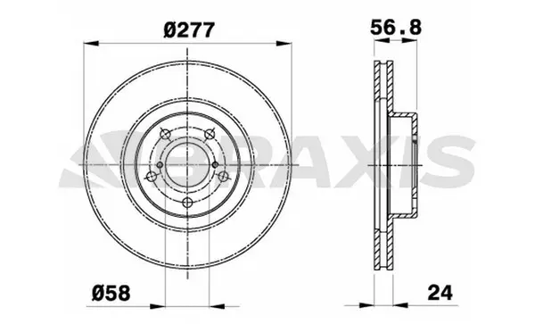 Brake Disc (AE0231)