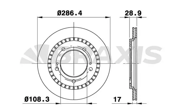 Brake Disc (AE0387)