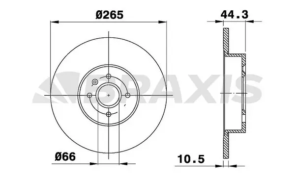 Brake Disc (AE0304)