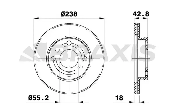 Brake Disc (AE0418)