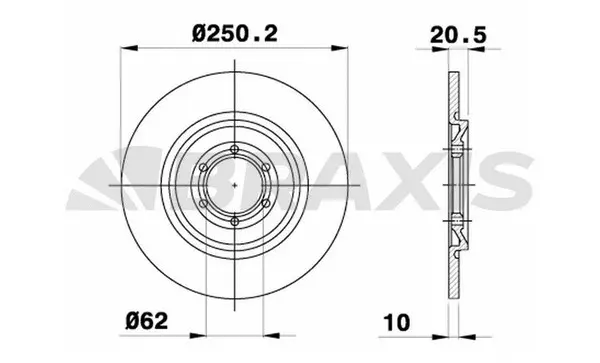 Brake Disc (AE0694)