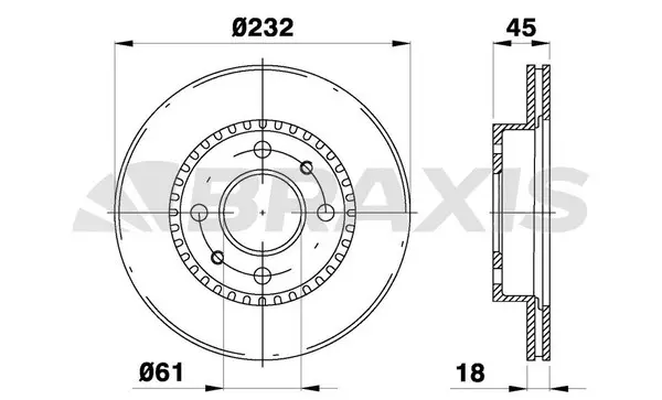 Brake Disc (AE0655)