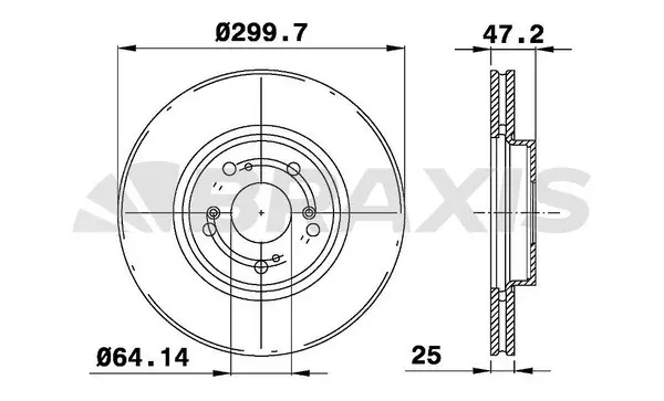 Brake Disc (AE0344)