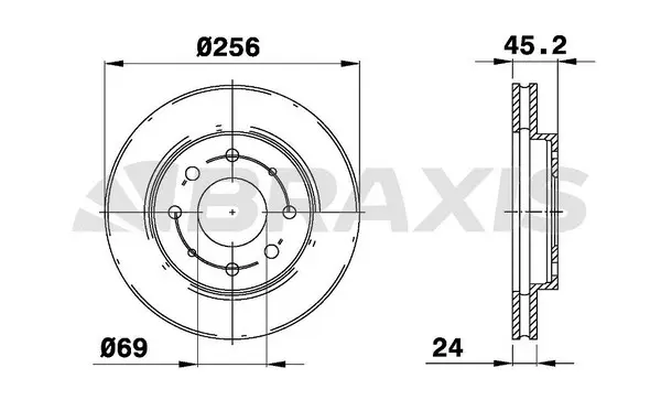 Brake Disc (AE0458)