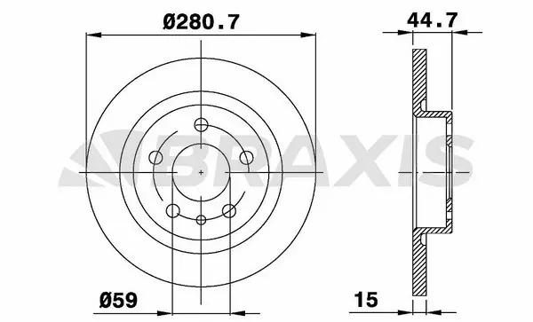 Brake Disc (AE0241)