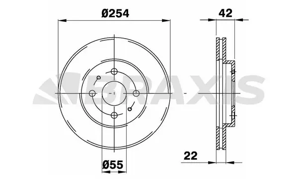 Brake Disc (AE0572)