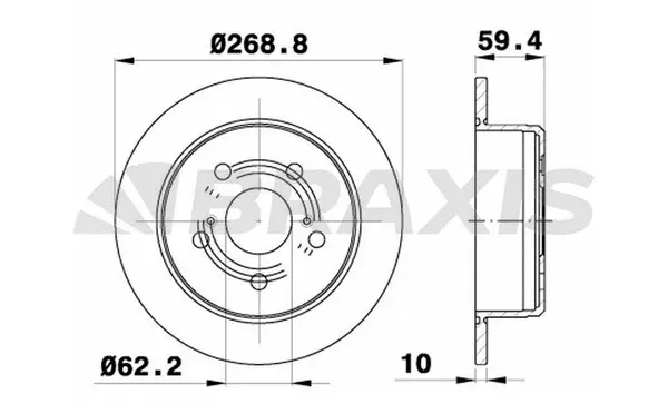 Brake Disc (AE0736)