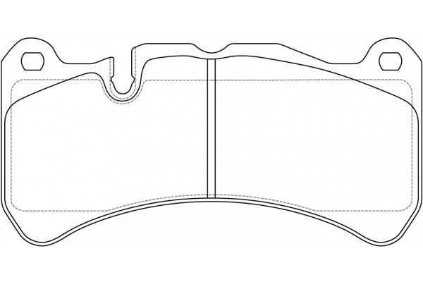 Brake Pad Set, disc brake (AA0448)