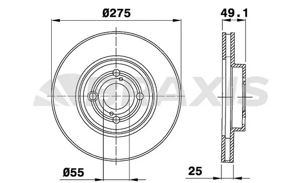 Brake Disc (AE0284)