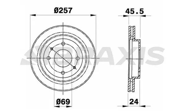 Brake Disc (AE0405)