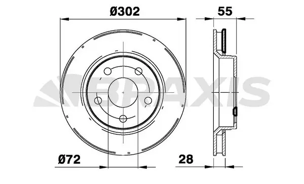 Brake Disc (AE0527)