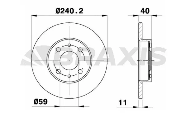 Brake Disc (AE0212)
