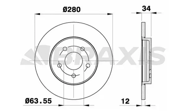 Brake Disc (AE0136)