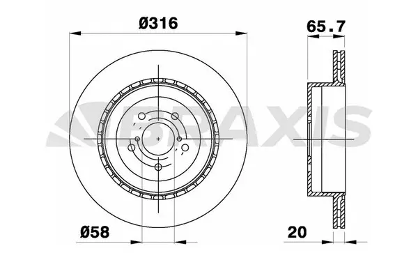 Brake Disc (AE0763)