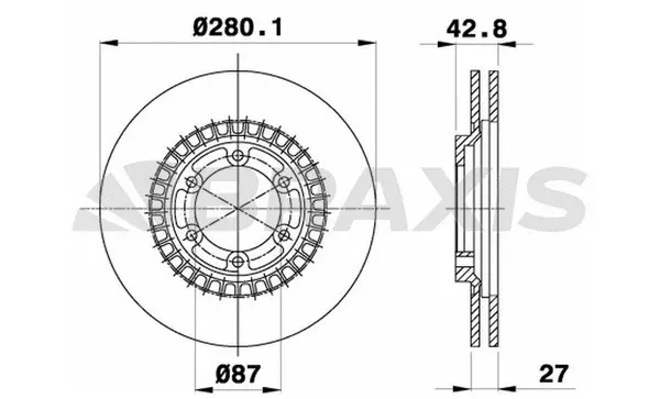 Brake Disc (AE0568)