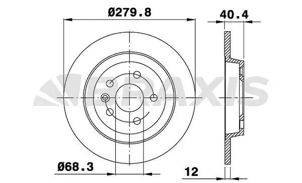 Brake Disc (AE0318)