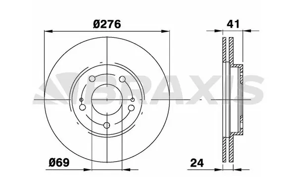 Brake Disc (AE0621)