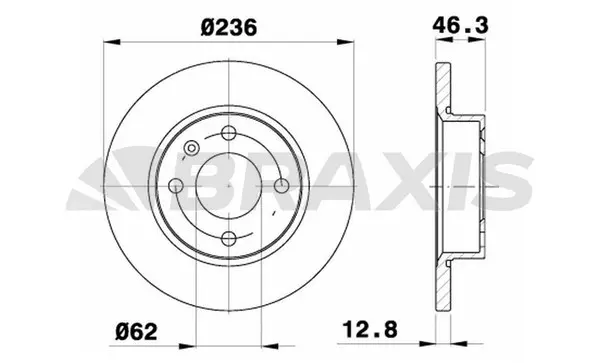 Brake Disc (AE0202)