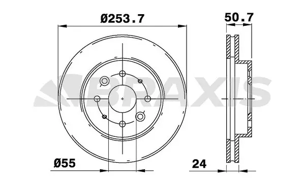 Brake Disc (AE0343)