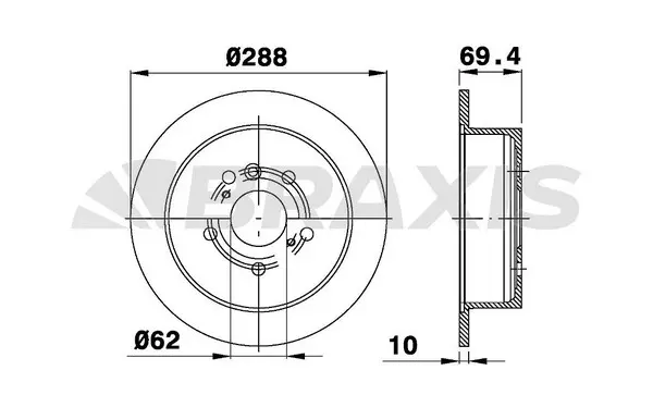 Brake Disc (AE0581)