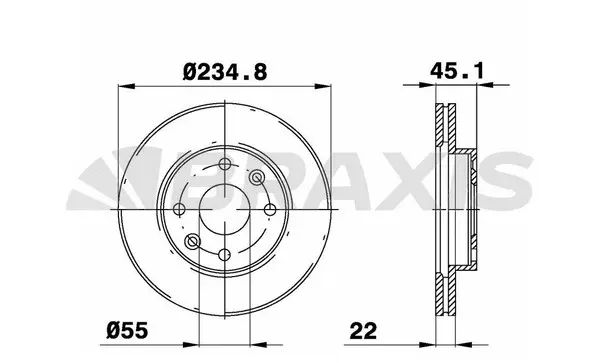 Brake Disc (AE0460)