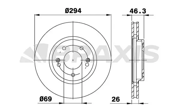 Brake Disc (AE0347)