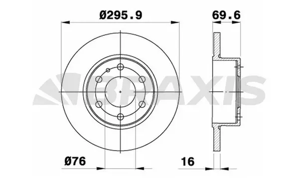 Brake Disc (AE0651)