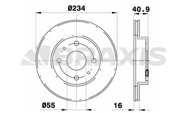 Brake Disc (AE0278)