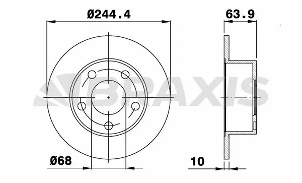 Brake Disc (AE0076)