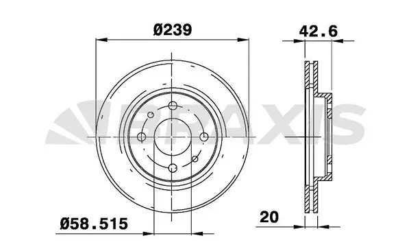 Brake Disc (AE0653)