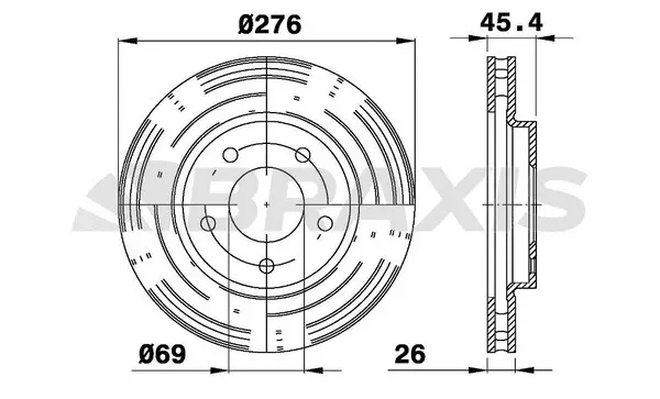Brake Disc (AE0586)