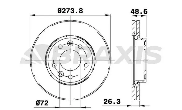 Brake Disc (AE0329)