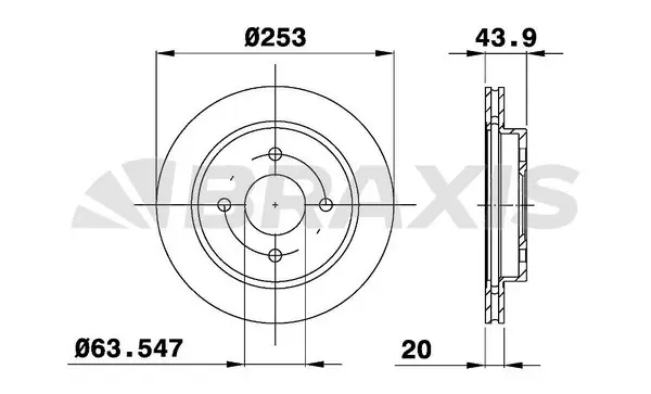 Brake Disc (AE0232)