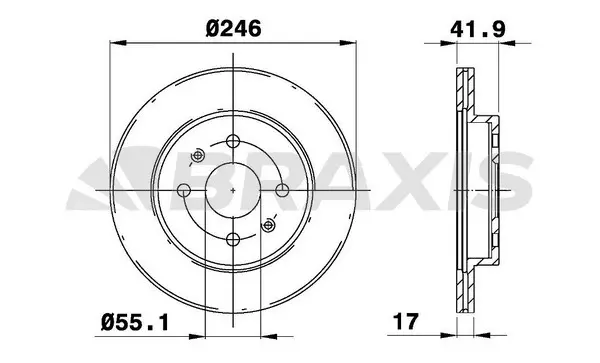 Brake Disc (AE0335)
