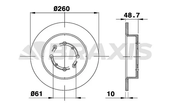 Brake Disc (AE0562)