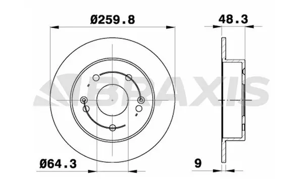 Brake Disc (AE0735)