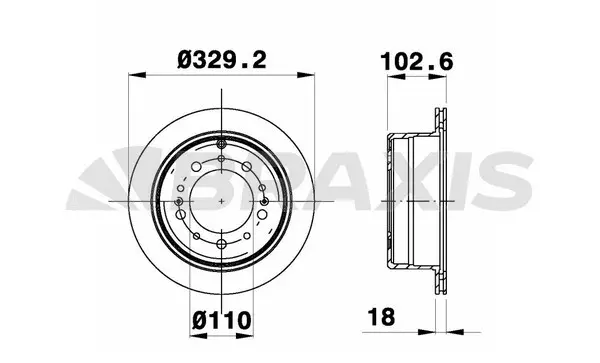Brake Disc (AE0783)