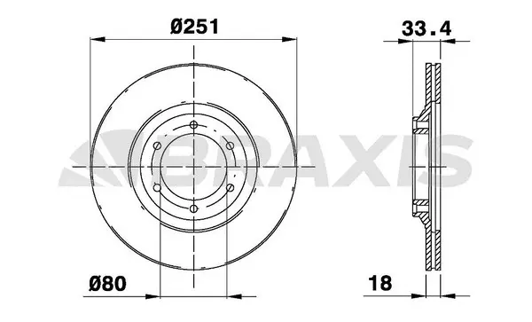 Brake Disc (AE0711)