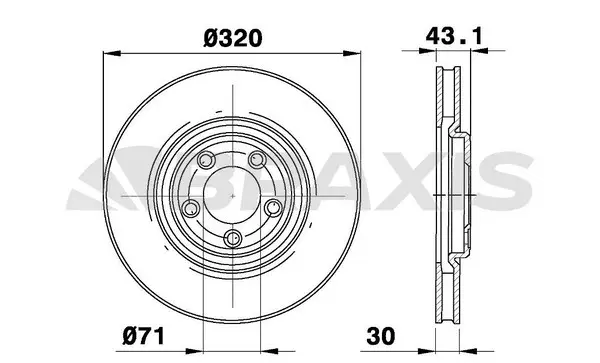 Brake Disc (AE0528)