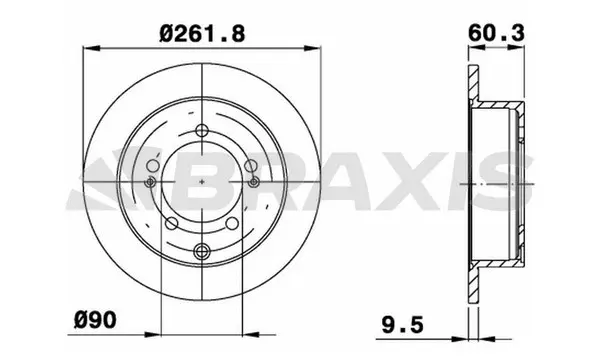Brake Disc (AE0632)