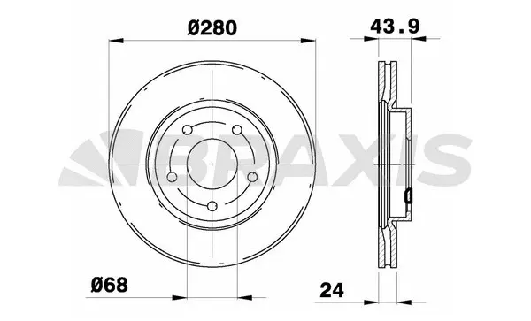 Brake Disc (AE0260)
