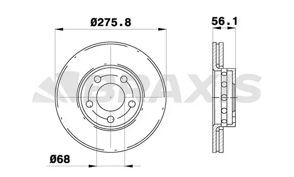 Brake Disc (AE0770)