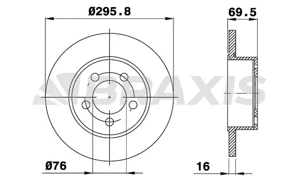 Brake Disc (AE0595)