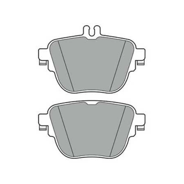 Brake Pad Set, disc brake (AA0778)
