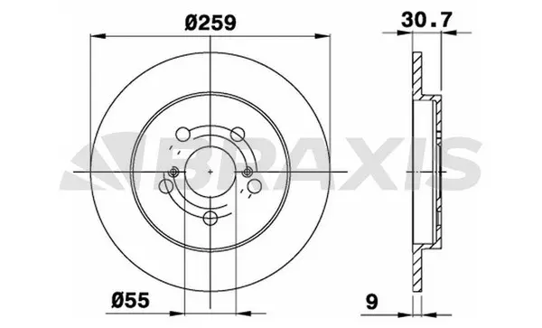 Brake Disc (AE0403)