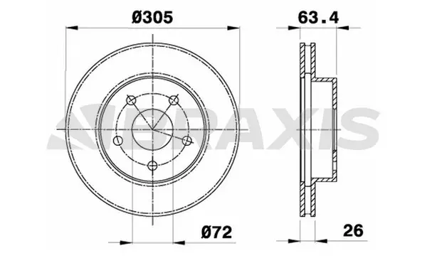 Brake Disc (AE0457)